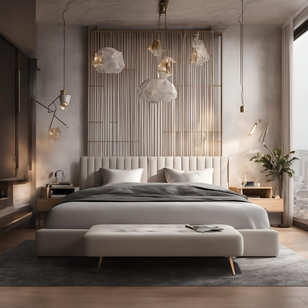 stylish bed